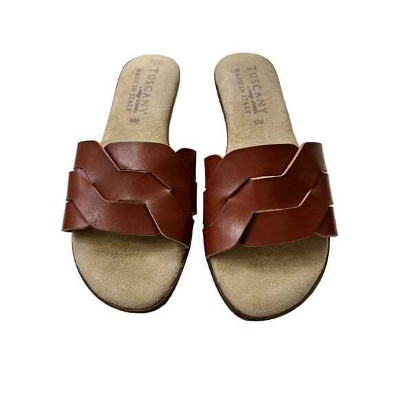 Tuscany by Easy Street Shoes - Tuscany by Easy Street Women's Nicia Slide Sandal Made in Italy